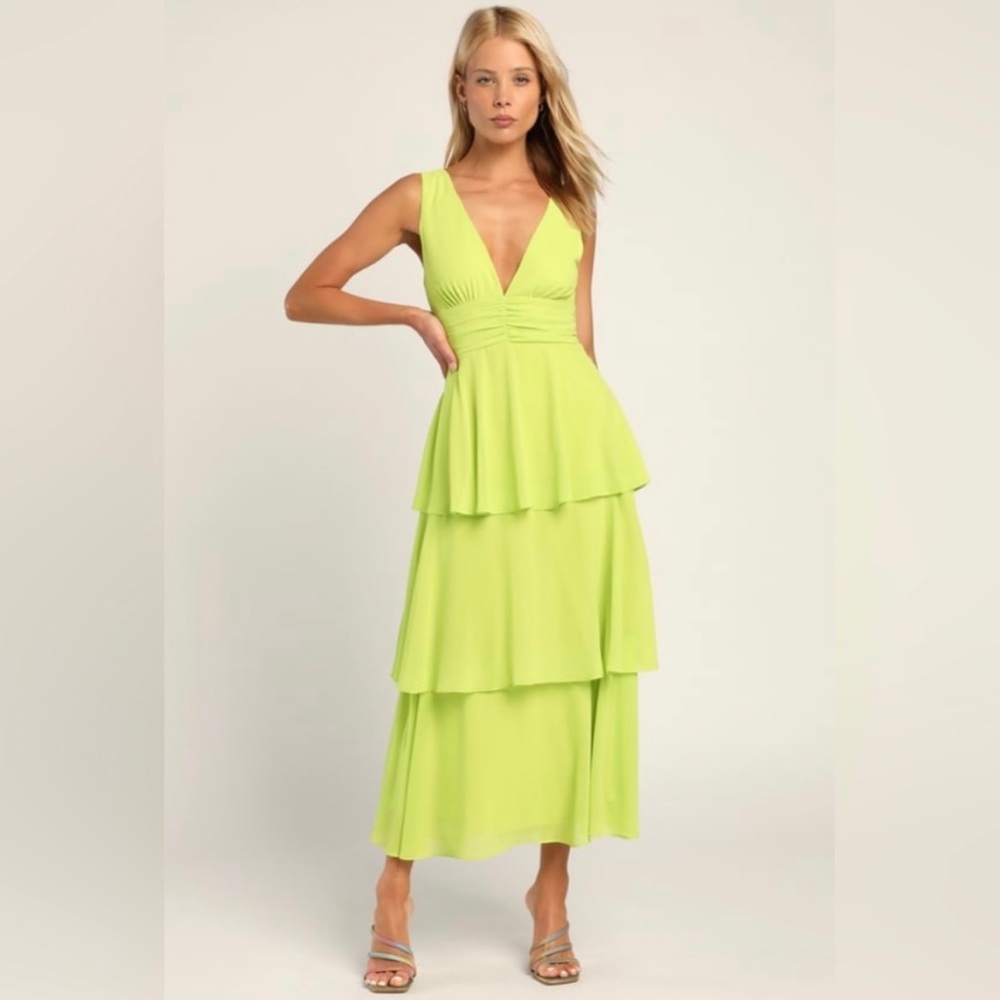 Lulu’s Celebration Time in Lime Green